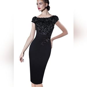 [NWOT] Women’s Sheath bodycon black dress - Size S